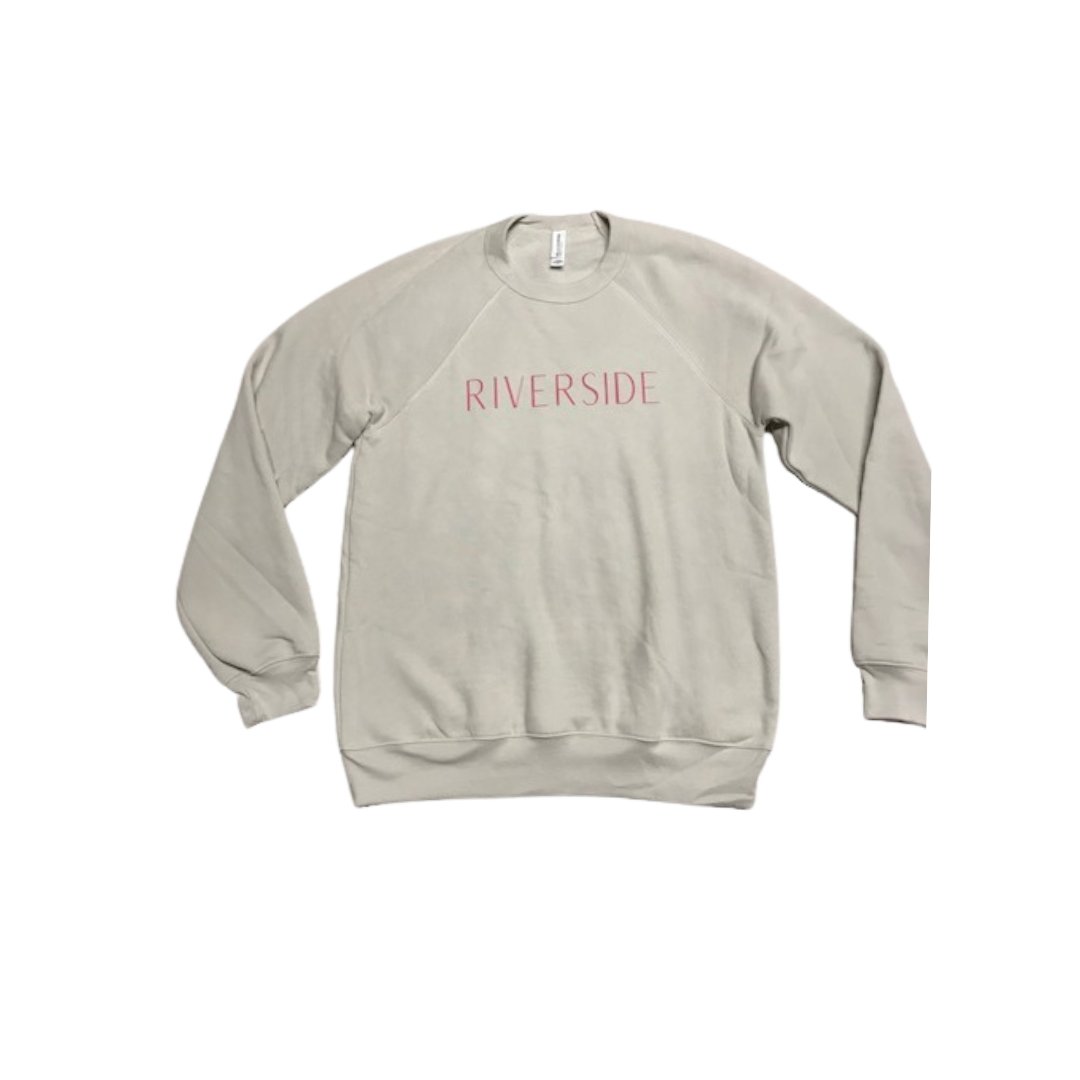 Natural Color "Riverside" Bella Canvas Crewneck Sweatshirt - Riverside Apparel Company
